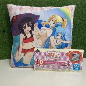 Bandai Ichiban Kuji Konosuba Legend of Crimson Sweet Happy Life B Prize Cushion
